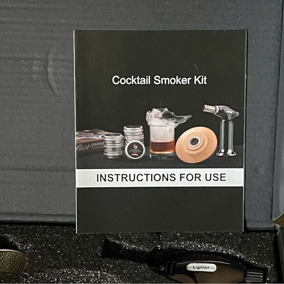 Syjunf Cocktail Whiskey Smoker Gift Set Kit with Accessories (No Butane) NEW - Picture 10 of 16